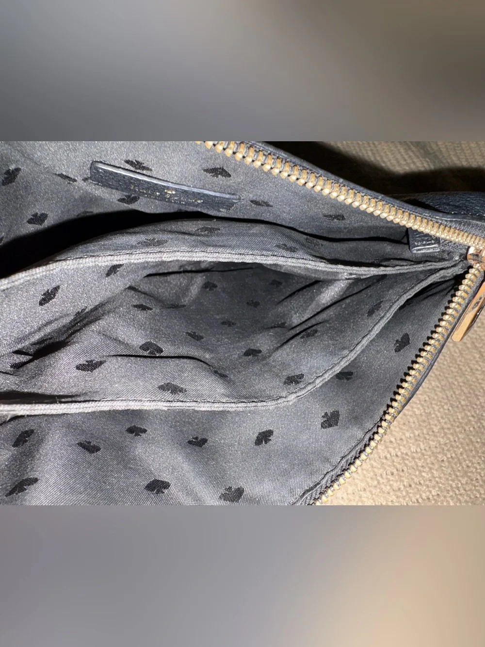 kate spade sleek black